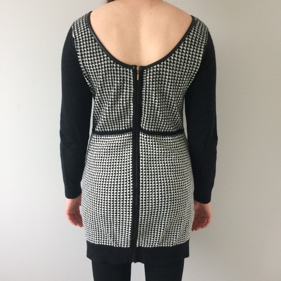 Club Monaco Tweed Sweater Dress - Picture 2 of 5